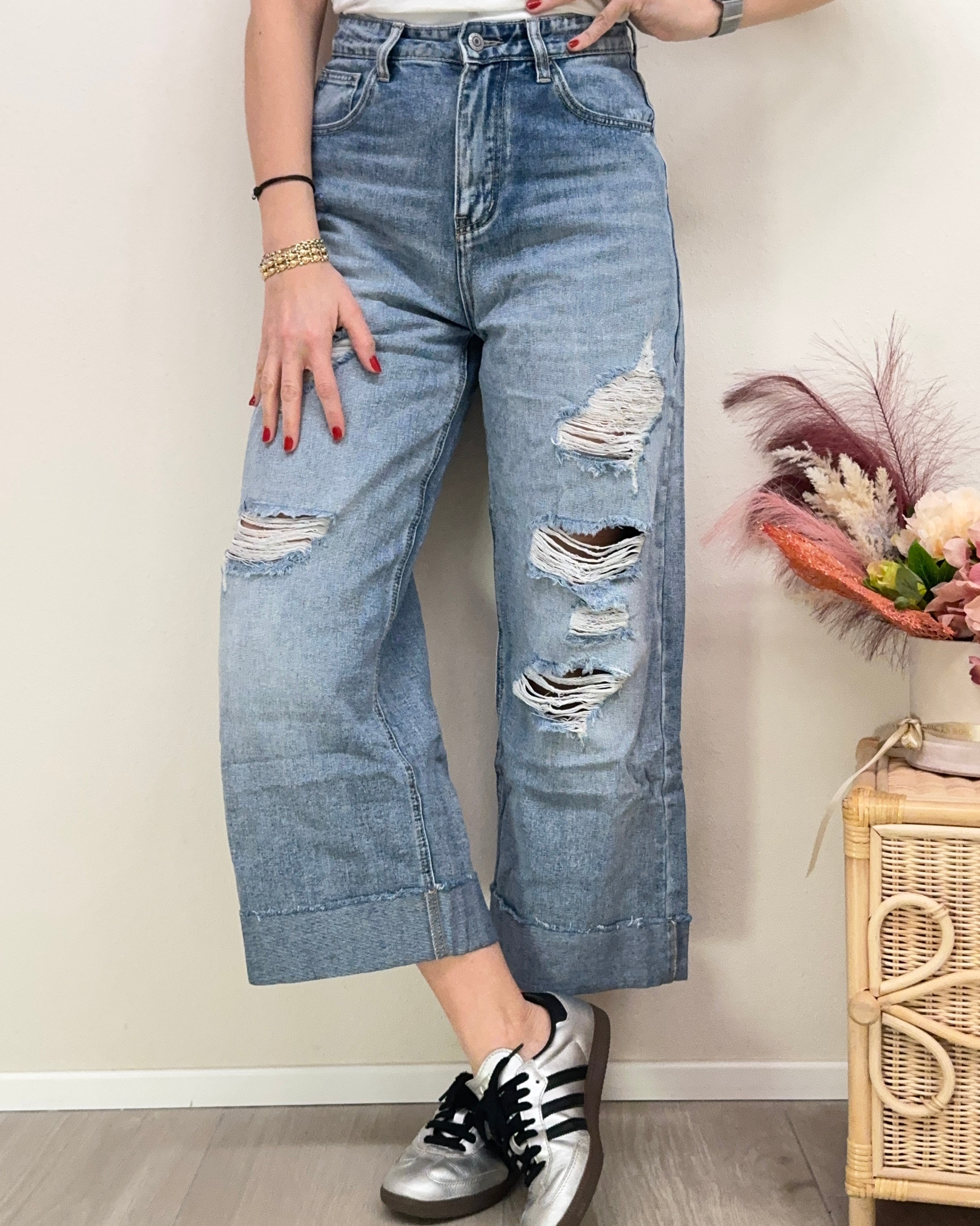 Jeans Strappi