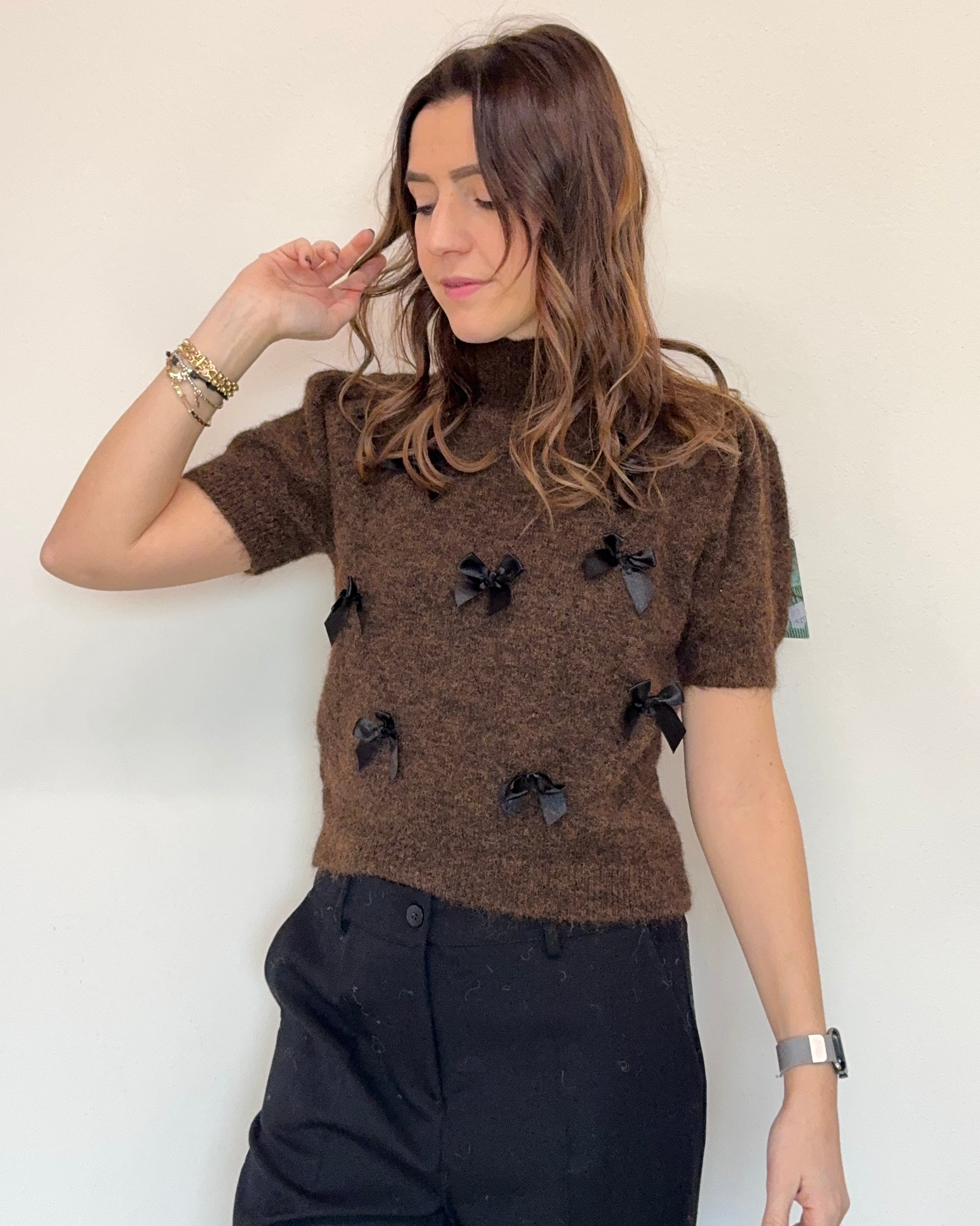 Maglioncino fiocchetti