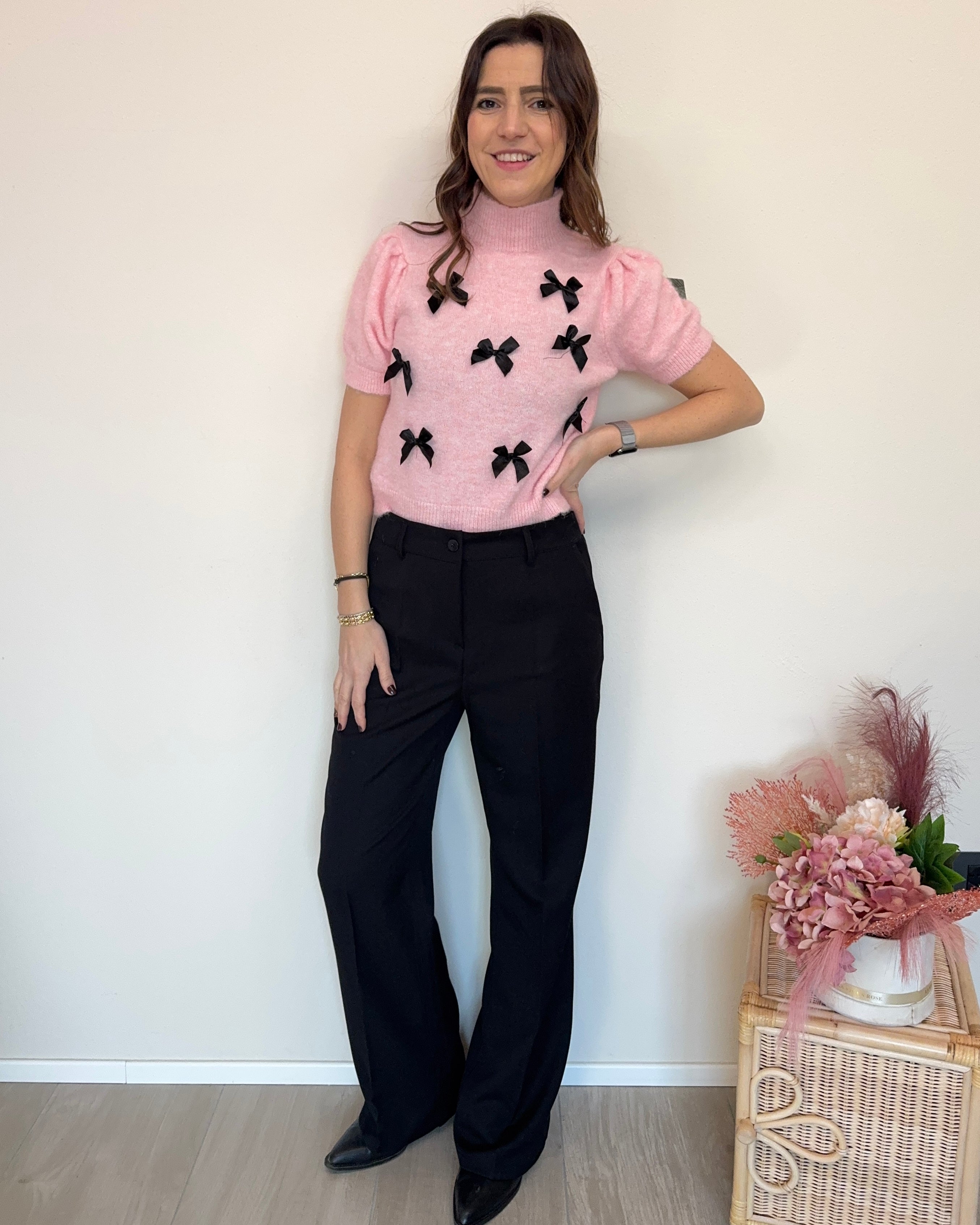 Maglioncino fiocchetti