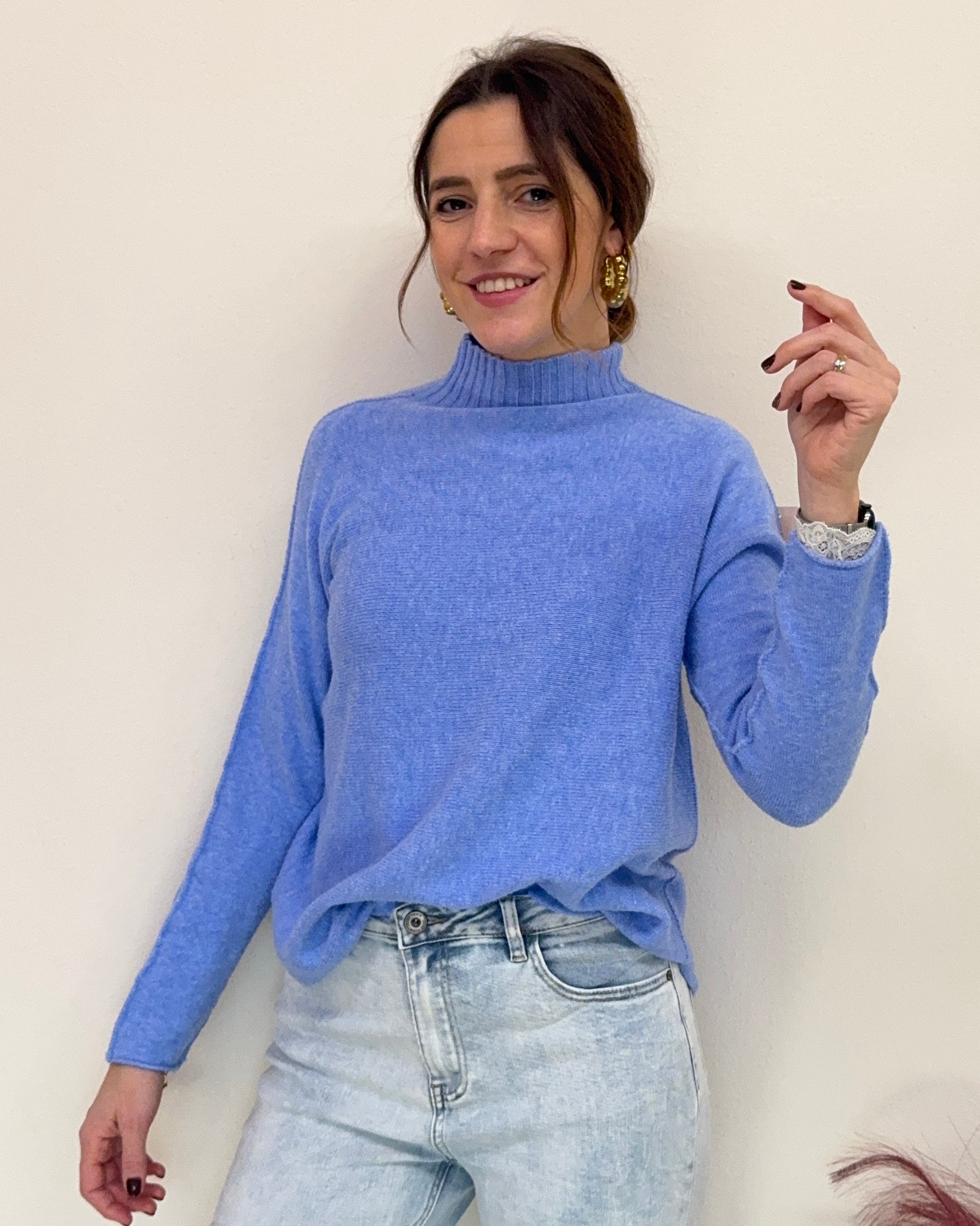 Maglione SOFT lupetto