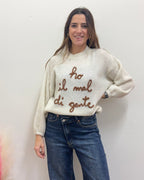 Maglione Ho mal di gente