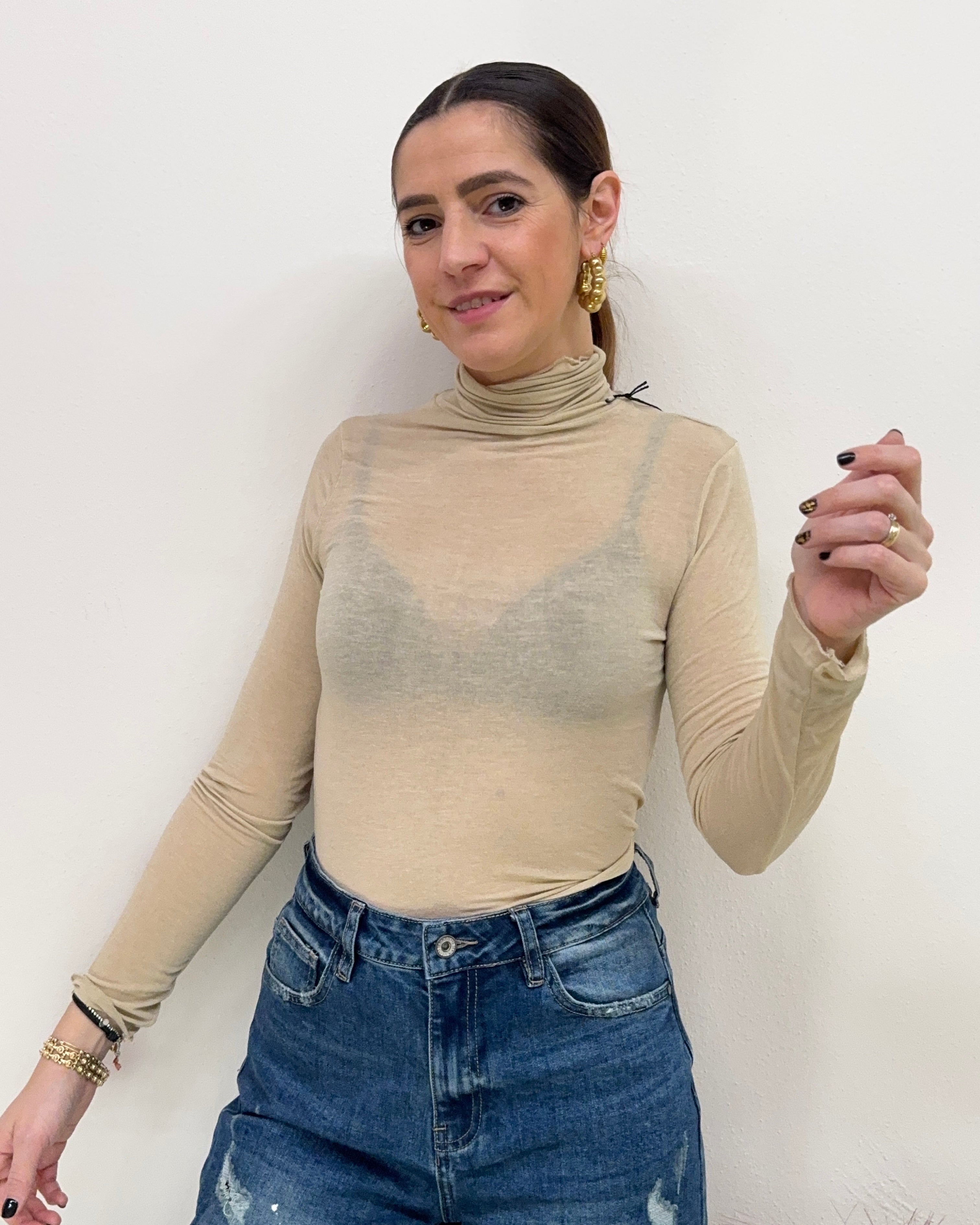 Maglia cashmirina dolcevita