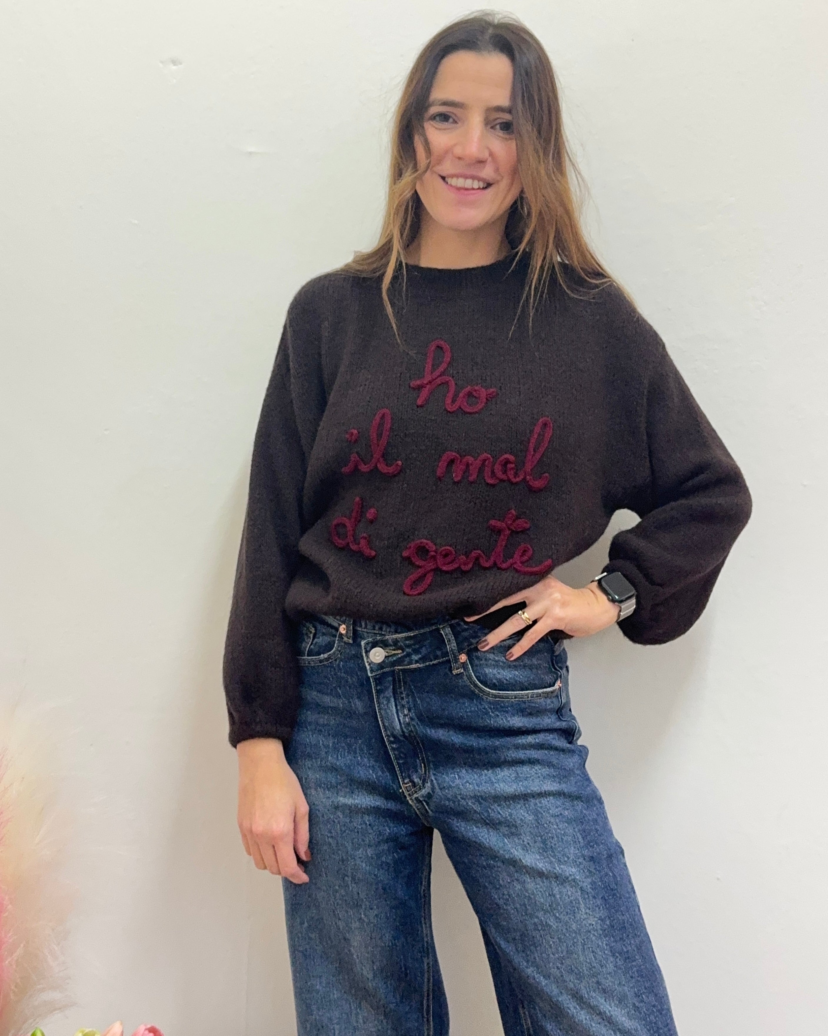 Maglione Ho mal di gente