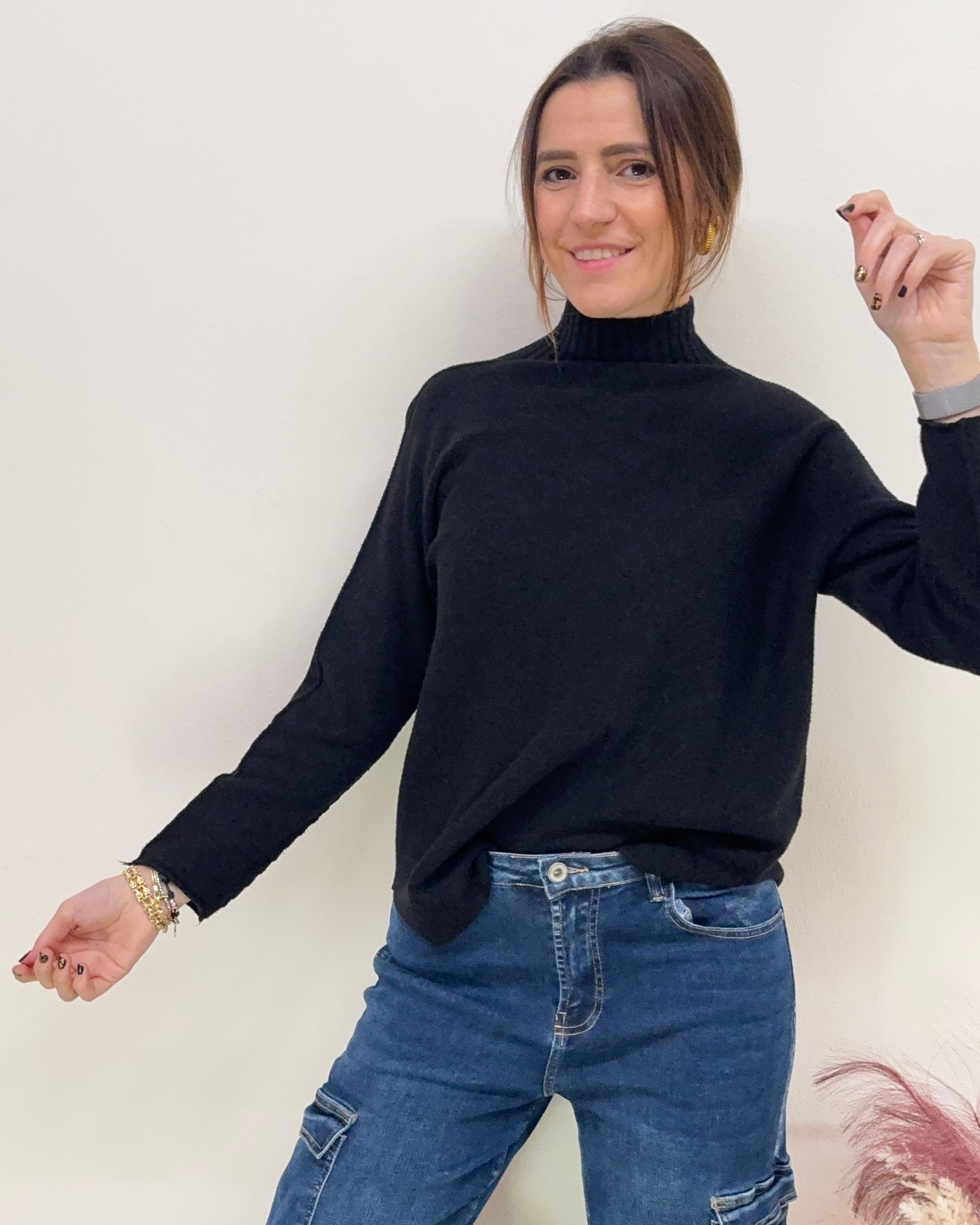 Maglione SOFT lupetto