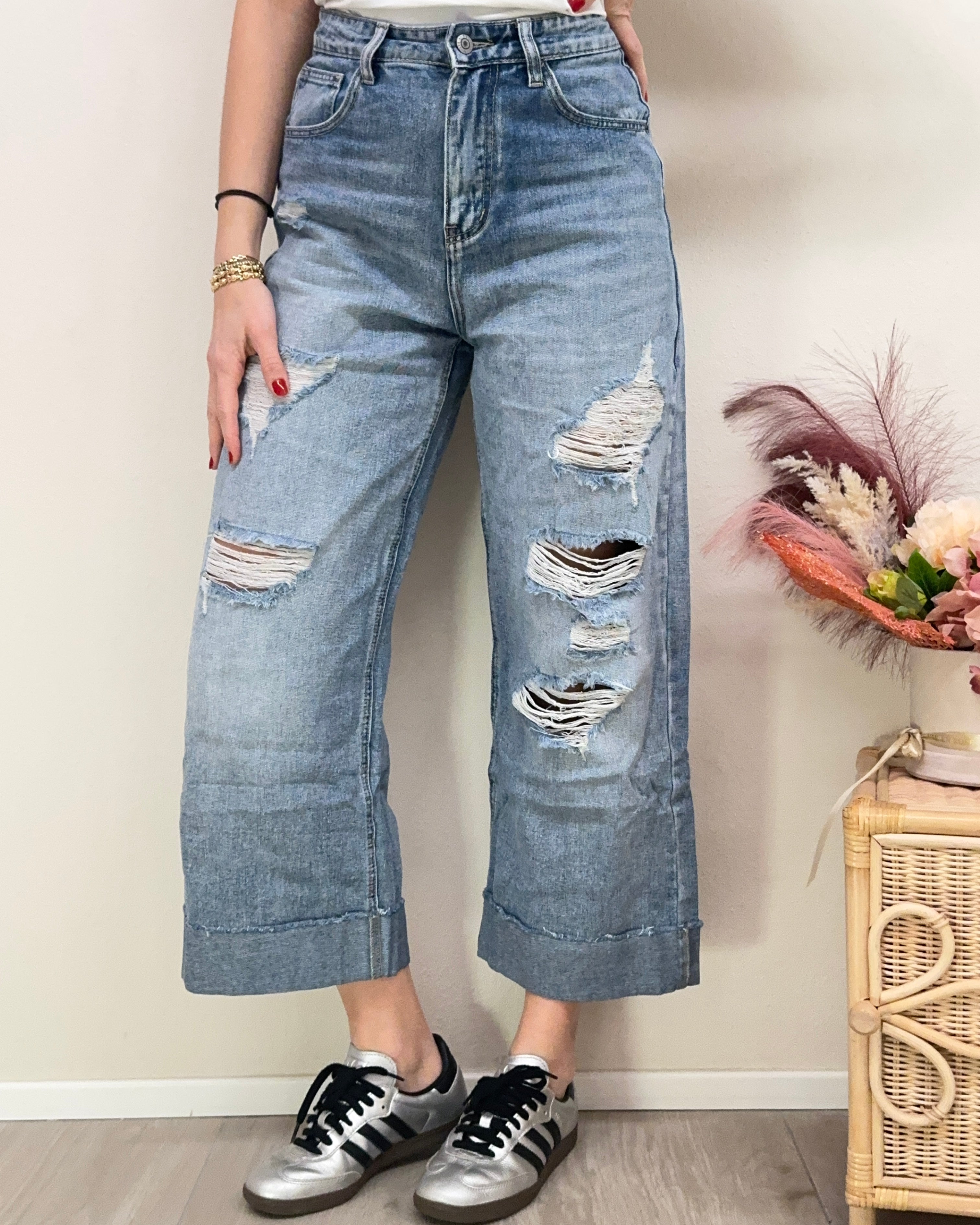 Jeans Strappi