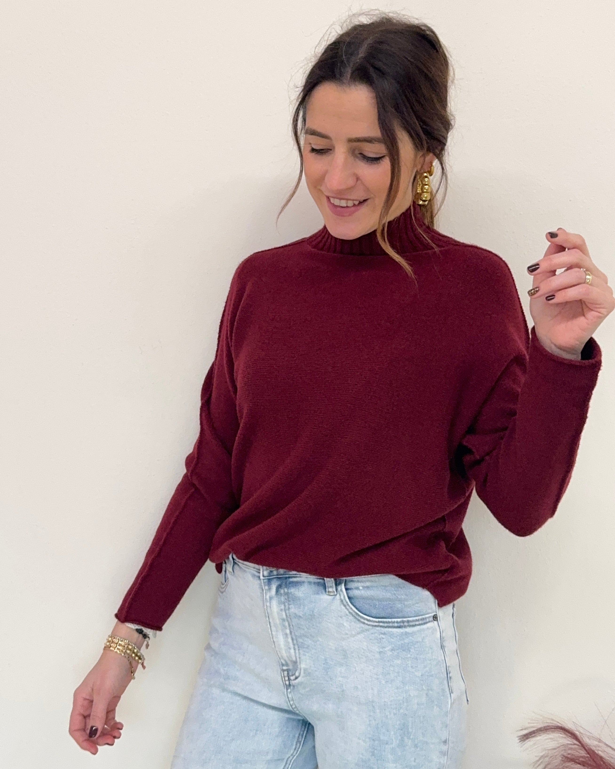 Maglione SOFT lupetto