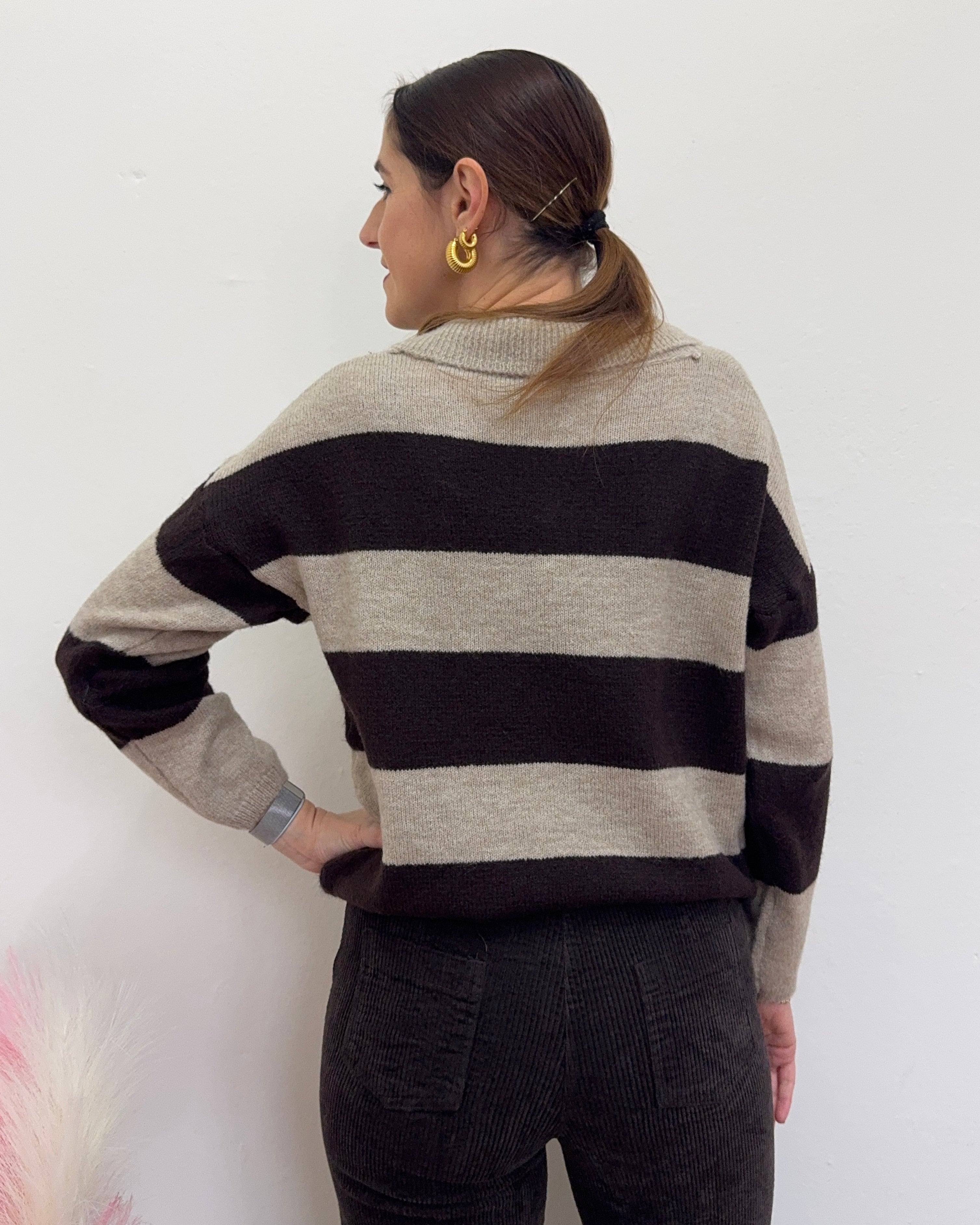 Maglioncino Polo Stripes