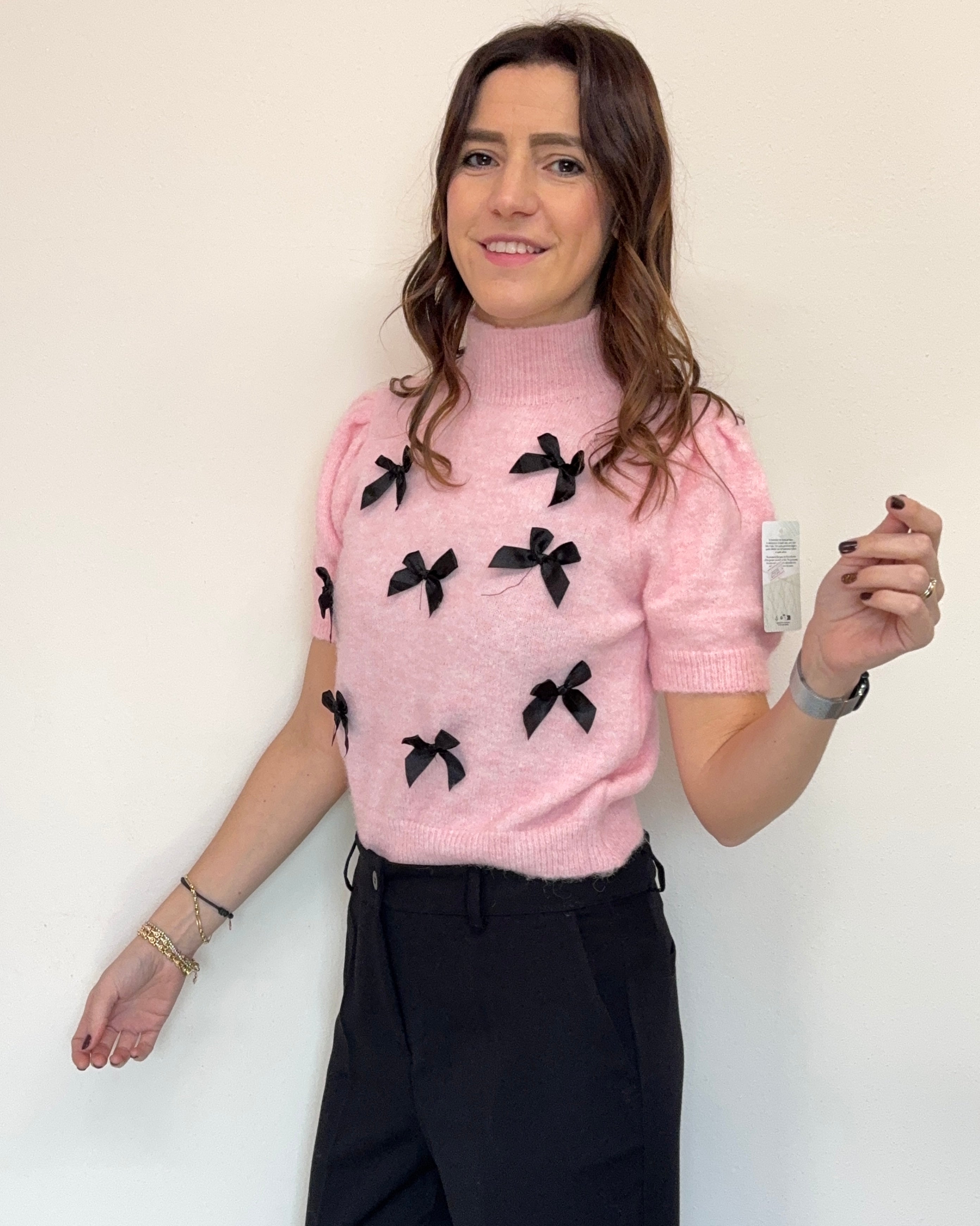 Maglioncino fiocchetti