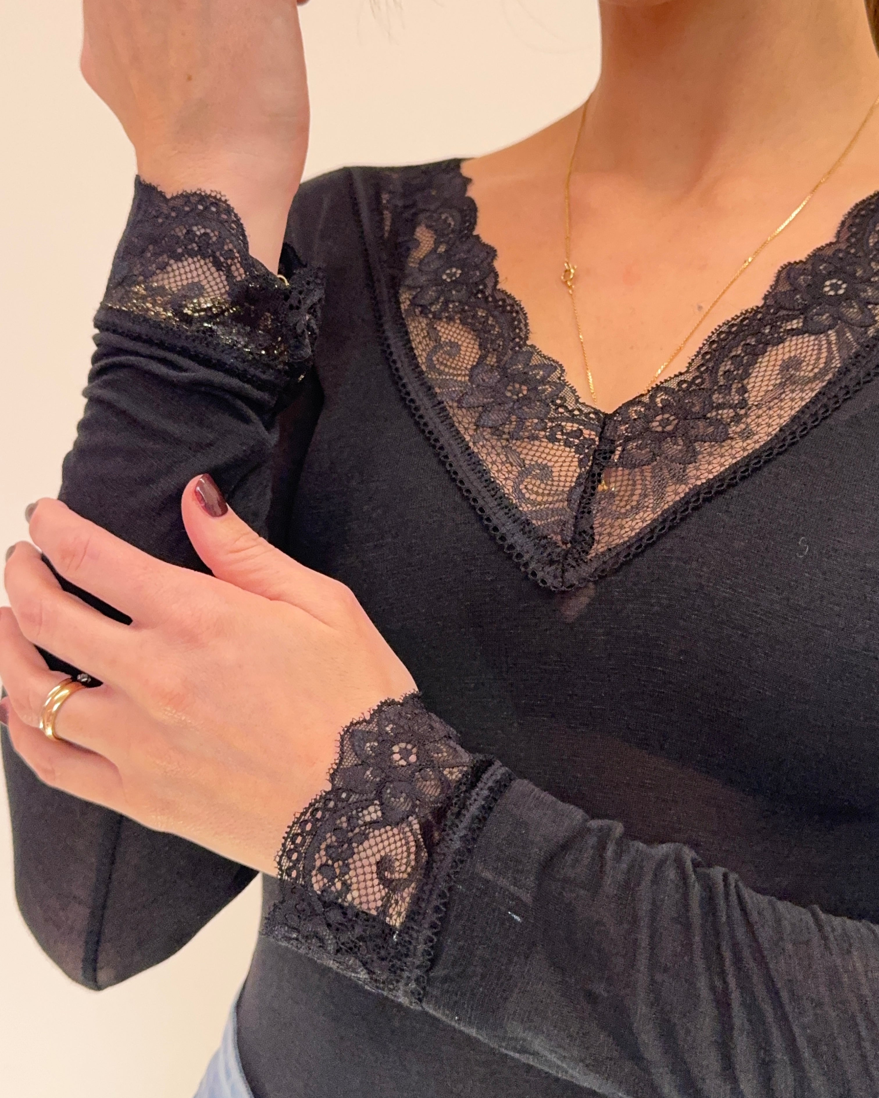 Maglia Cashmirina Pizzo