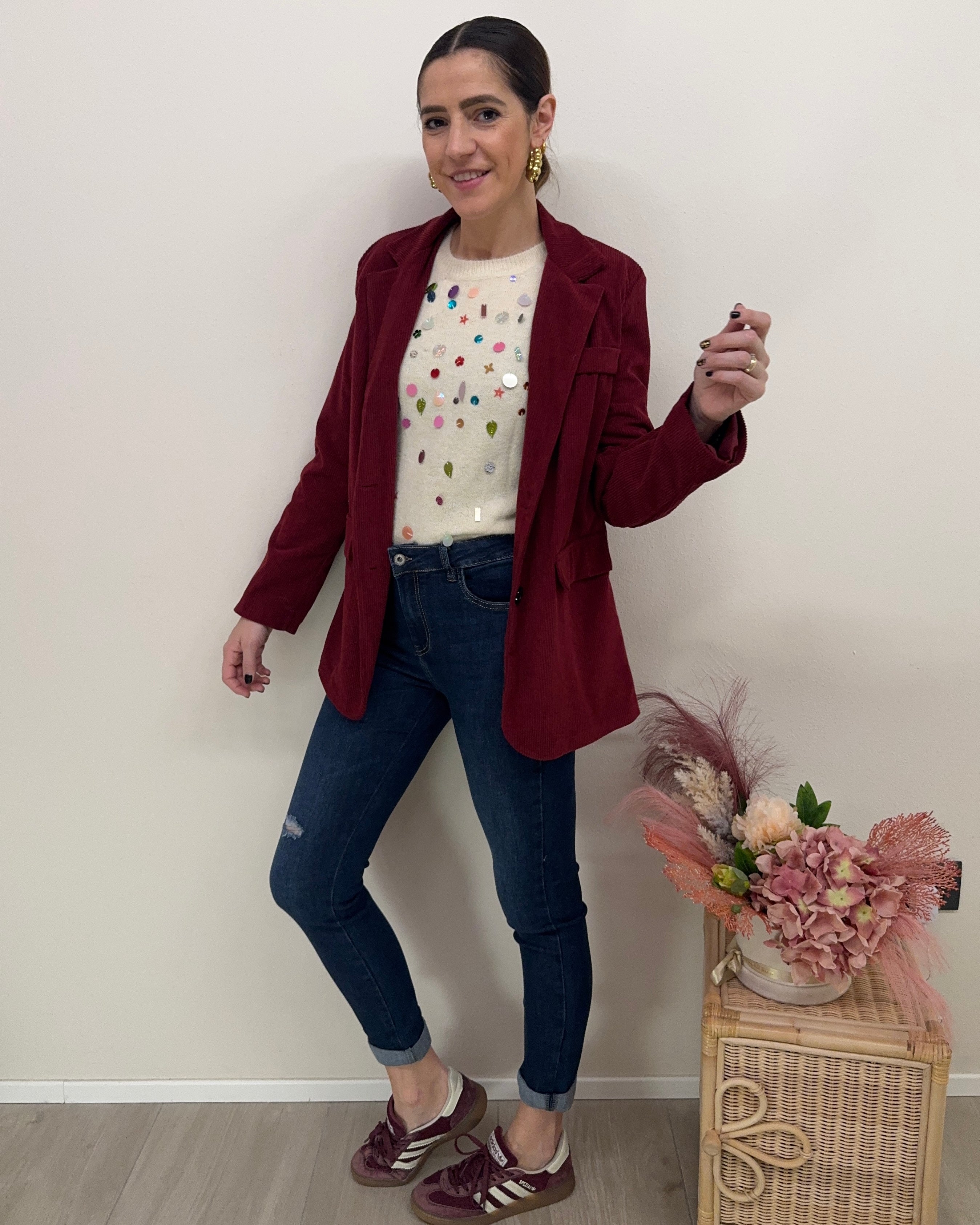 Jeans Skinny strappi