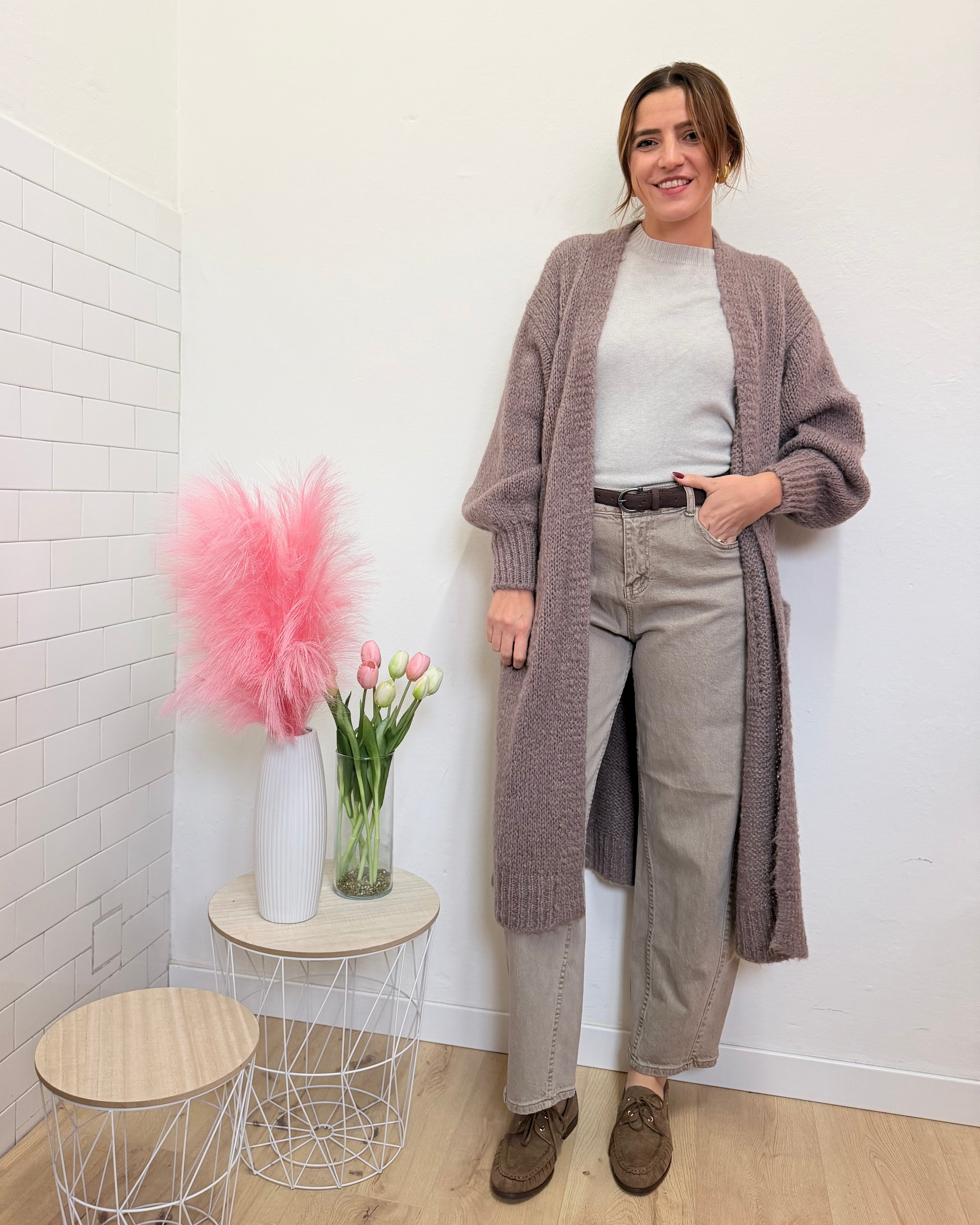 Cardigan Mohair Lungo