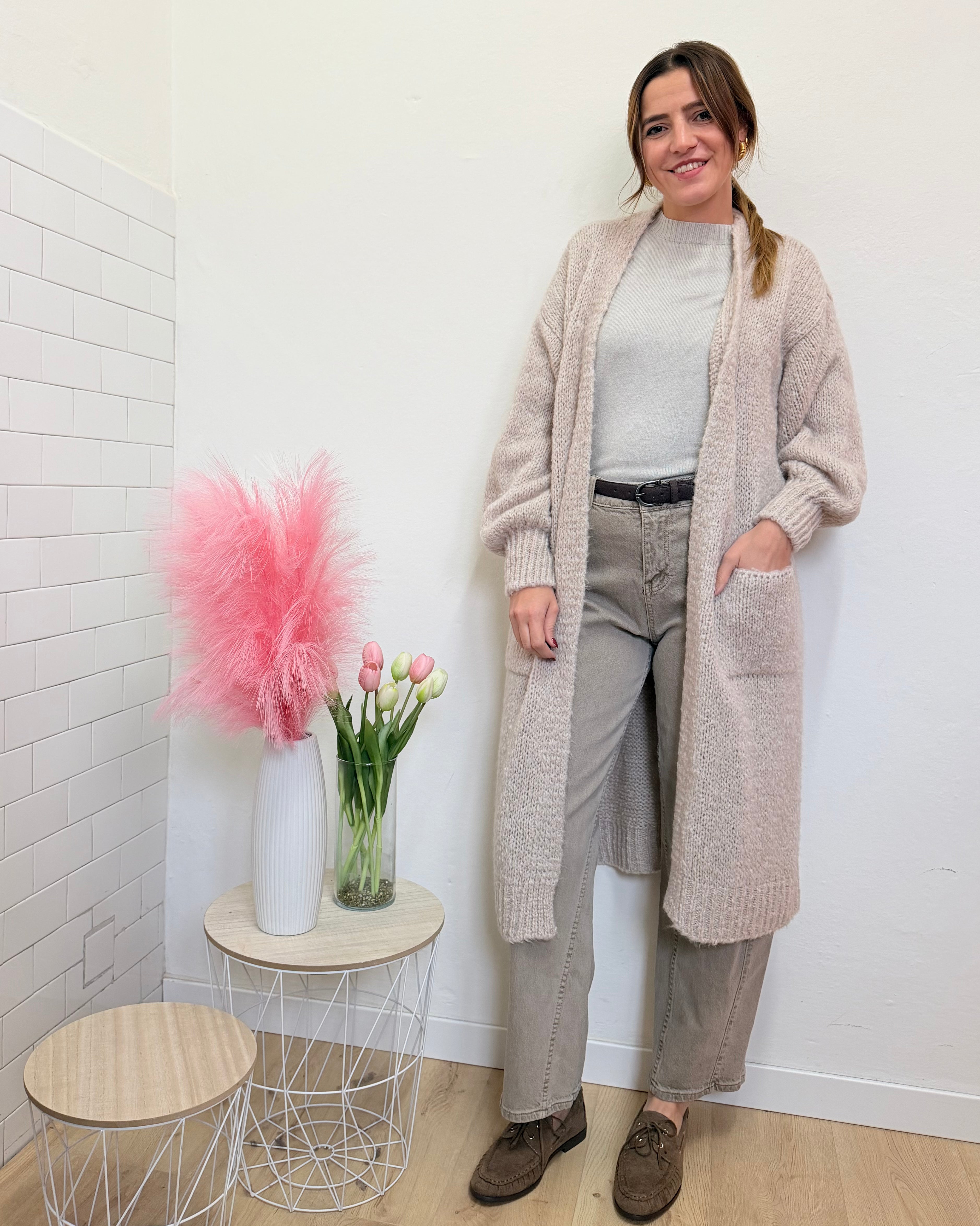 Cardigan Mohair Lungo