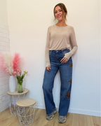 Jeans Wide Leg Stelle