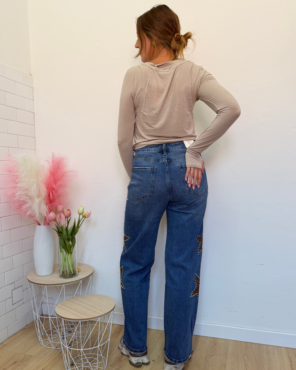 Jeans Wide Leg Stelle