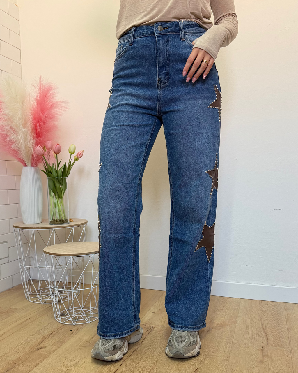 Jeans Wide Leg Stelle