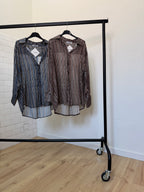 Camicia Righe Velata